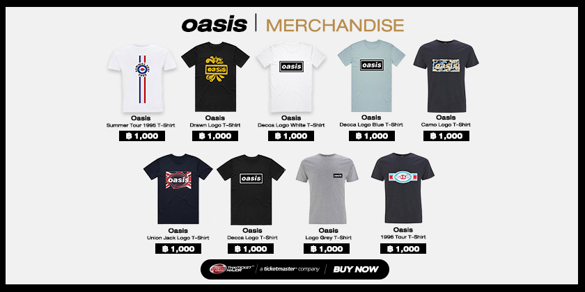 OASIS | Official Band Merchandise