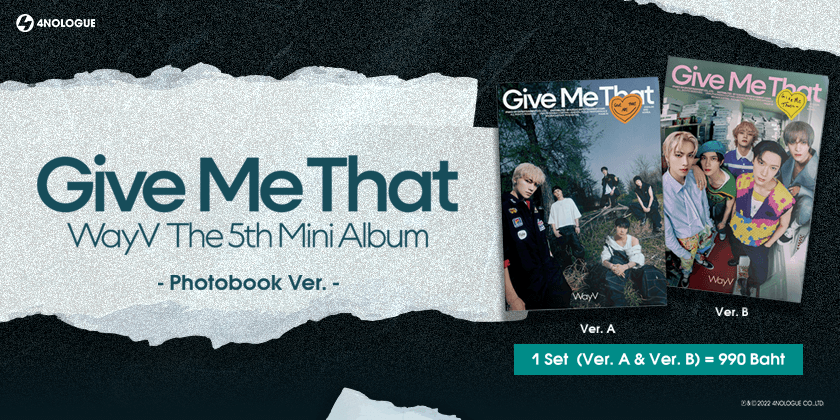 WayV The 5th Mini Album ‘Give Me That’ (Photobook ver.)